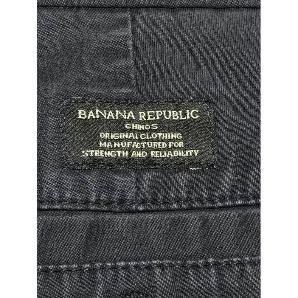Banana Republic Aiden Chino Pants Mens 31x32 Gray Casual‎ Trousers
